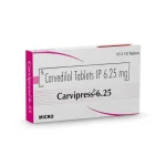 Carvipress 6.25 Tablet (Carvedilol) - Image 2