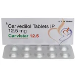 Carvistar 12.5 Tablet (Carvedilol) - Image 2