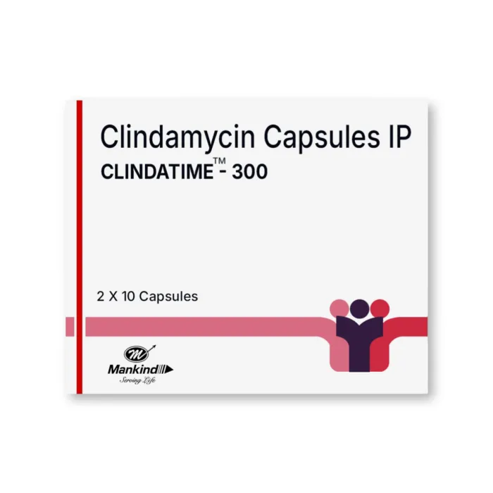 clindatime_300_capsule.webp Clindatime 300 Capsule (Clindamycin) - Image 1