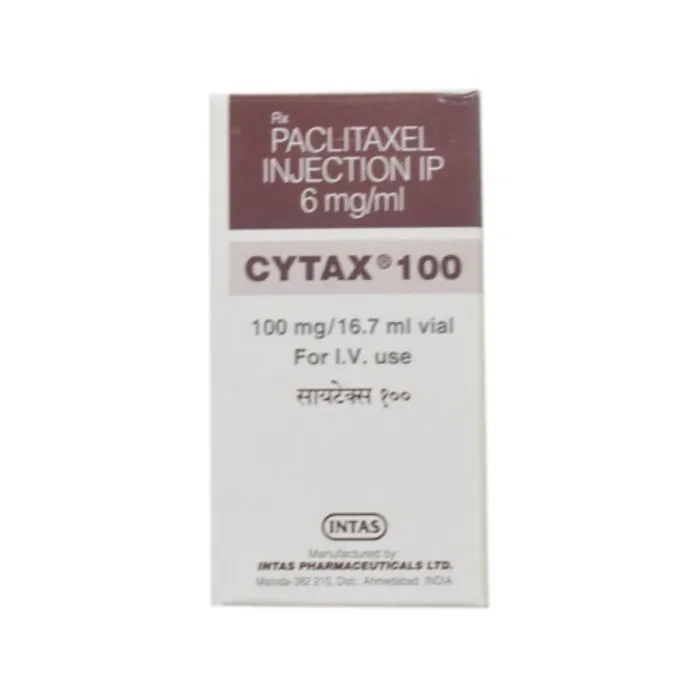 cytax_100_mg_injection_1_ml_with_paclitaxel.webp Cytax 100 mg Injection 1 ml (Paclitaxel) - Image 1