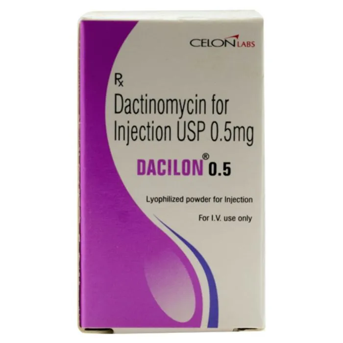 dacilon_0.5_mg_injection_with_dactinomycin.webp Dacilon 0.5 Mg Injection (Dactinomycin) - Image 1