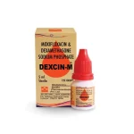 Dexcin-M Eye Drop 5 ml (Dexamethasone and Moxifloxacin) - Image 2