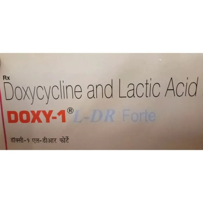 doxy-1_l-dr_forte_capsule_with_doxycycline_and_lactobacillus.webp Doxy-1 L-Dr Forte Capsule (Doxycycline) - Image 1