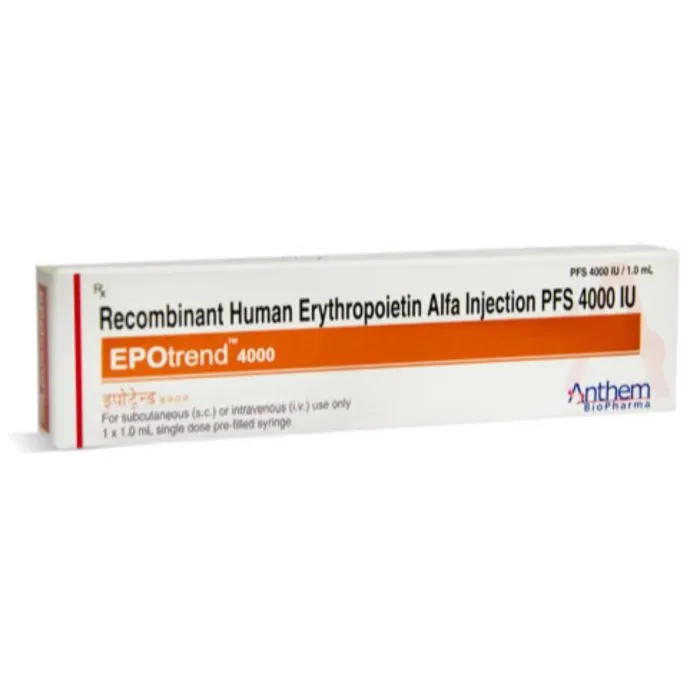 Epotrend 4000 IU 1 ml Injection (Recombinant Human Erythropoietin Alfa) - Image 1