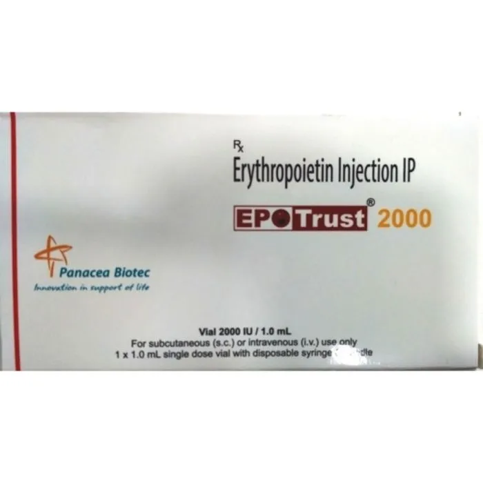 Epotrust 2000 IU 1 ml Injection (Epoetin alfa) - Image 1