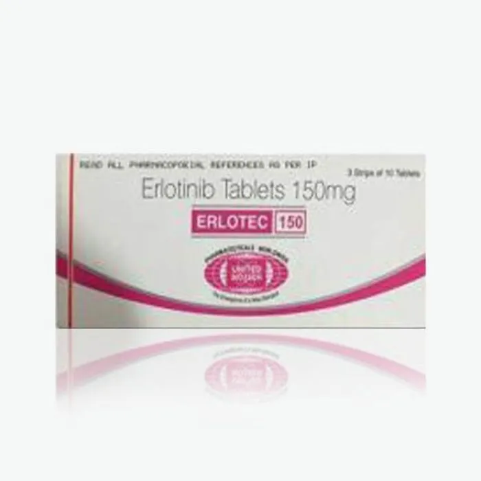 erlotec_150_mg_tablet_with_erlotinib.webp Erlotec 150 Mg Tablet (Erlotinib) - Image 1