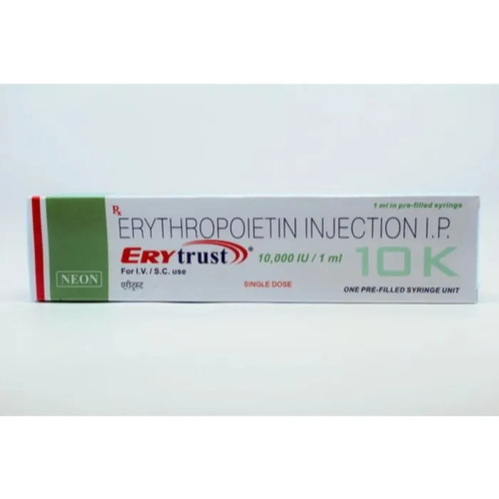 Erytrust 10000 IU 1 ml Injection (Epoetin Alpha) - Image 1