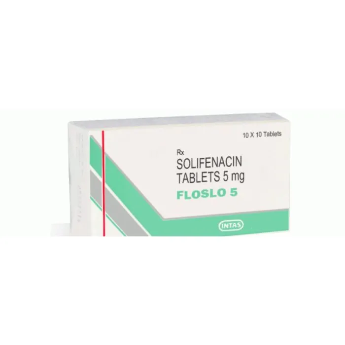 floslo_5_tablet_with_solifenacin.webp Floslo 5 Tablet (Solifenacin) - Image 1