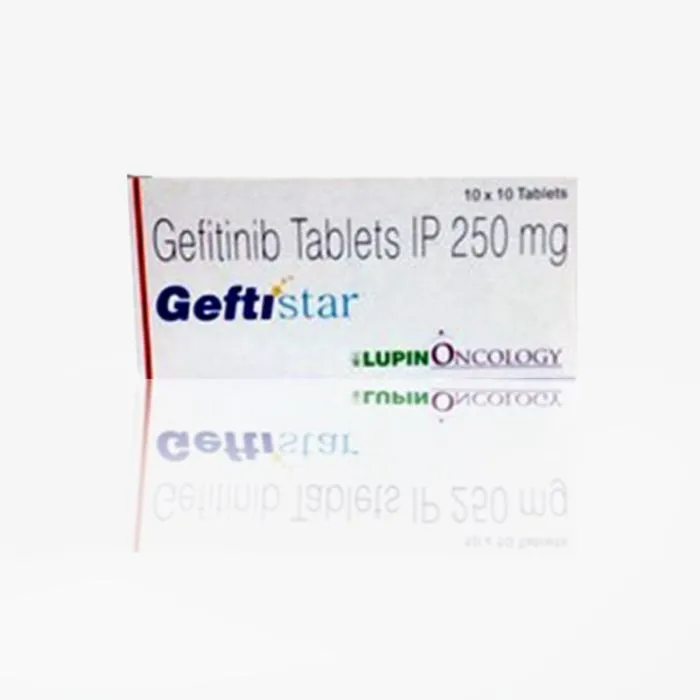 geftistar_250_mg_tablets_with_gefitinib.webp Geftistar 250 Mg Tablets (Gefitinibe) - Image 1
