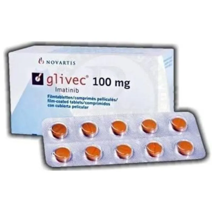 glivec_100_mg_tablet_with_imatinib_mesylate.webp Glivec 100 Mg Tablet (Imatinib) - Image 1