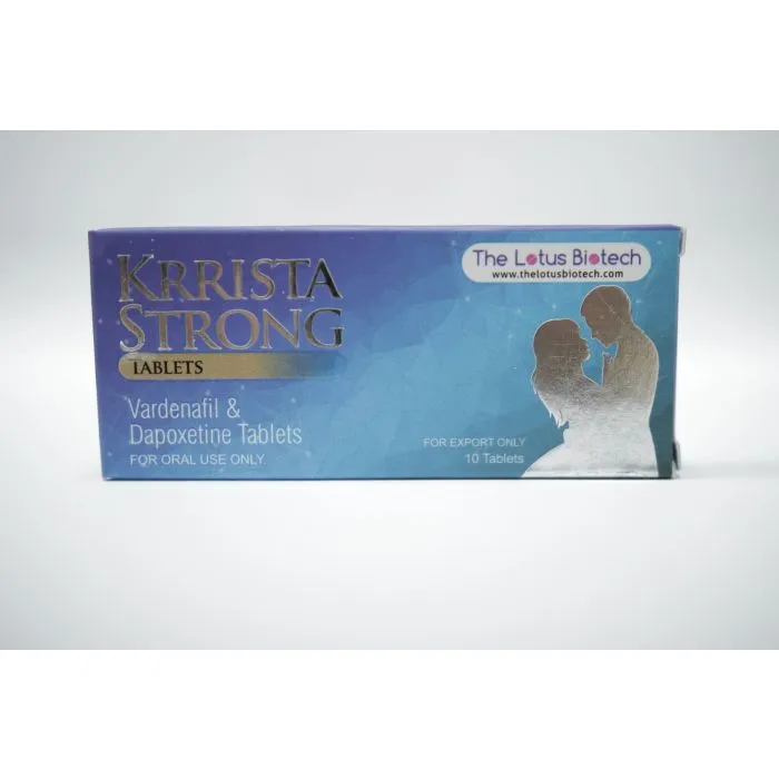 krrista_strong_20_60_mg.webp Krrista Strong 20+60 Mg (Tadalafil/Dapoxetine) - Image 1
