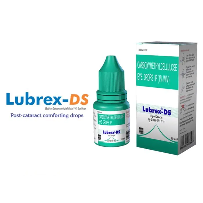 Lubrex - DS Eye Drop (Carboxymethylcellulose And Oxychloro Complex) - Image 2