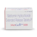 Metgem 500 Tablet ER (Metformin)