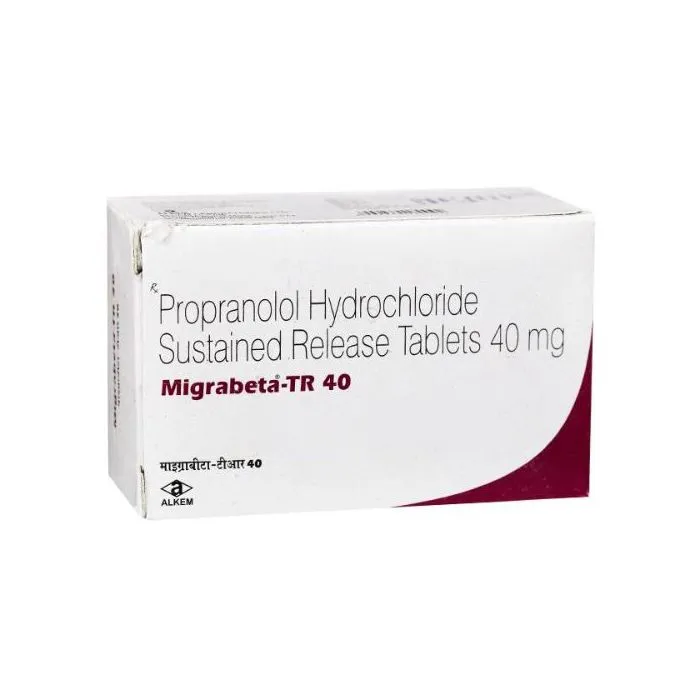 migrabeta-tr_40_tablet_with_propranolol.webp Migrabeta-TR 40 Tablet (Propranolol) - Image 1