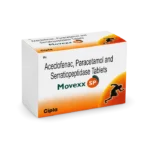 Movexx SP Tablet (Aceclofenac, Paracetamol, and Serratiopeptidase) - Image 2