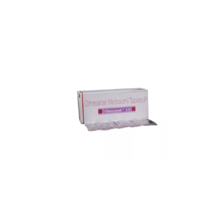 olmezest_10_tablet_with_olmesartan_medoximil.webp Olmezest 10 Tablet (Olmesartan) - Image 1