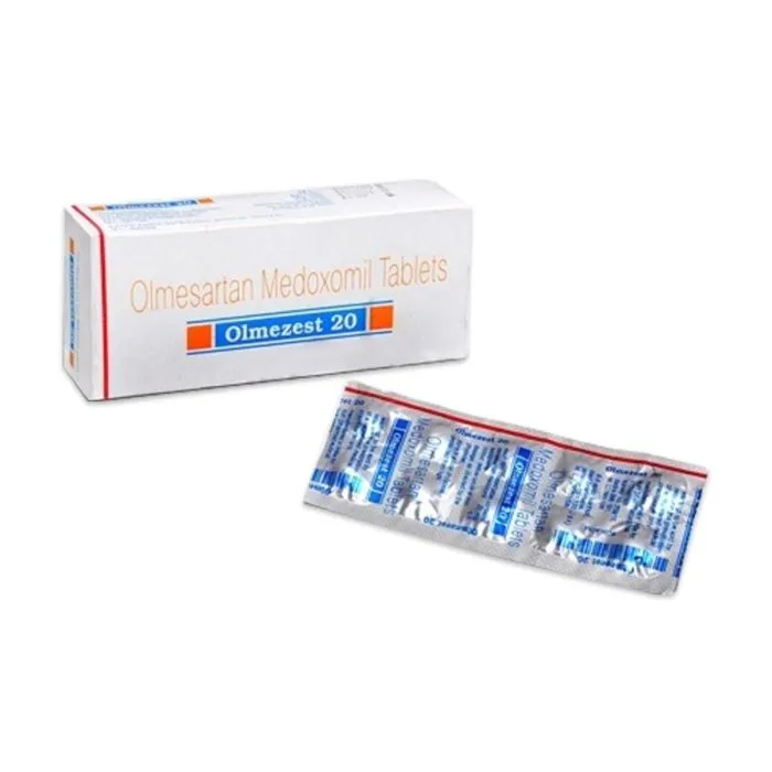 olmezest_20_tablet_with_olmesartan_medoximil.webp Olmezest 20 Tablet (Olmesartan) - Image 1