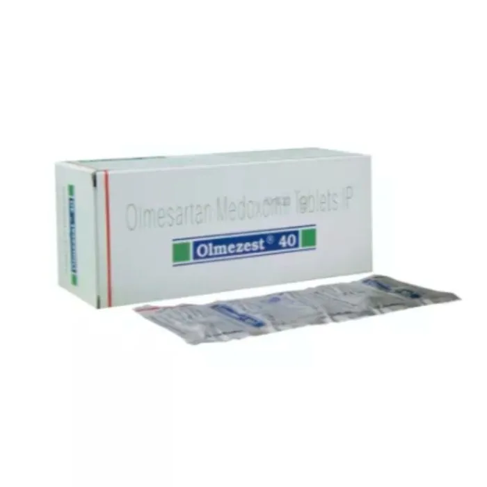 olmezest_40_tablet_with_olmesartan_medoximil.webp Olmezest 40 Tablet (Olmesartan Medoximil) - Image 1