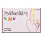 Pinom 20 Tablet (Olmesartan Medoximil) - Image 2