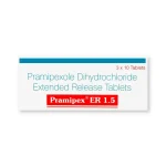 Pramipex ER 1.5 Mg Tablet (Pramipexole)