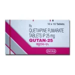 Qutan 25 Tablet (Quetiapine)