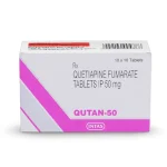 Qutan 50 Tablet (Quetiapine)