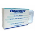 Restasis 0.05% Ophthalmic Emulsion 0.4ml (Cyclosporine) - Image 2
