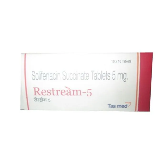 restream_5_tablet_with_solifenacin.webp Restream 5 Tablet (Solifenacin) - Image 1