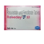 Roseday-F 10 Tablet (Fenofibrate)