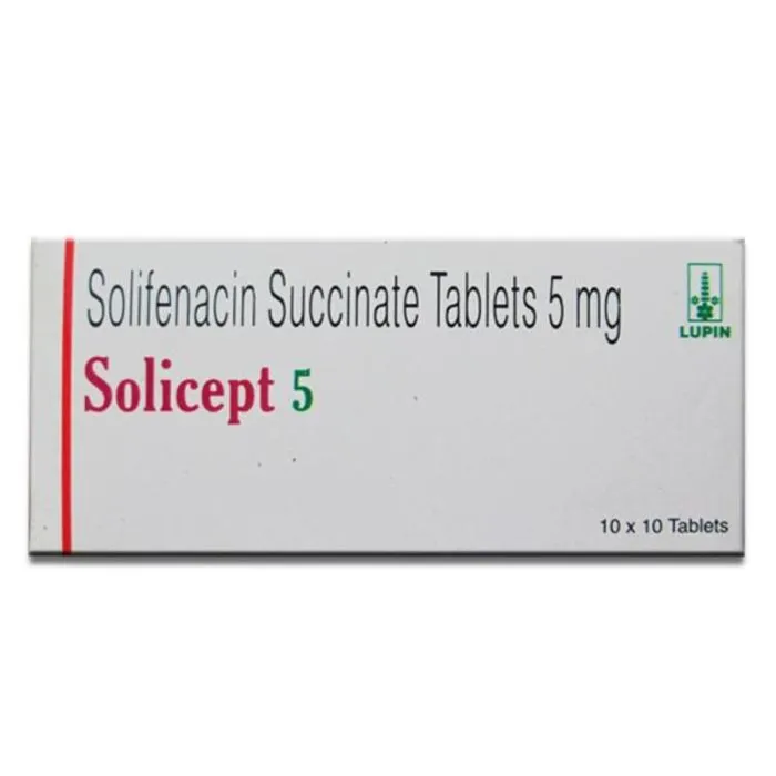 solicept_5_tablet_with_solifenacin.webp Solicept 5 Tablet (Solifenacin) - Image 1