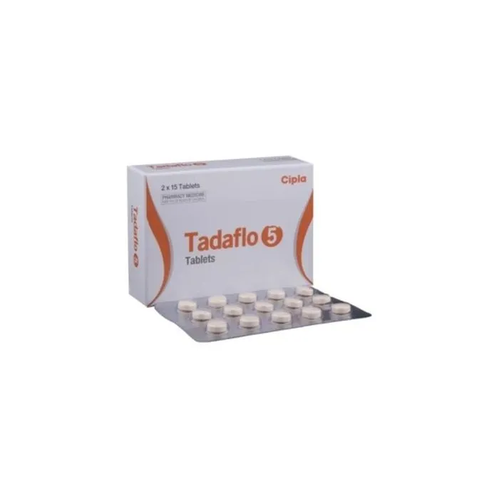 tadaflo_5_tablet_with_tadalafil.webp Tadaflo 5 Tablet (Tadalafil) - Image 1