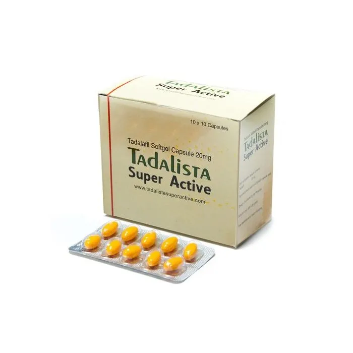 Tadalista Super Active 20 Mg (Tadalafil) - Image 1