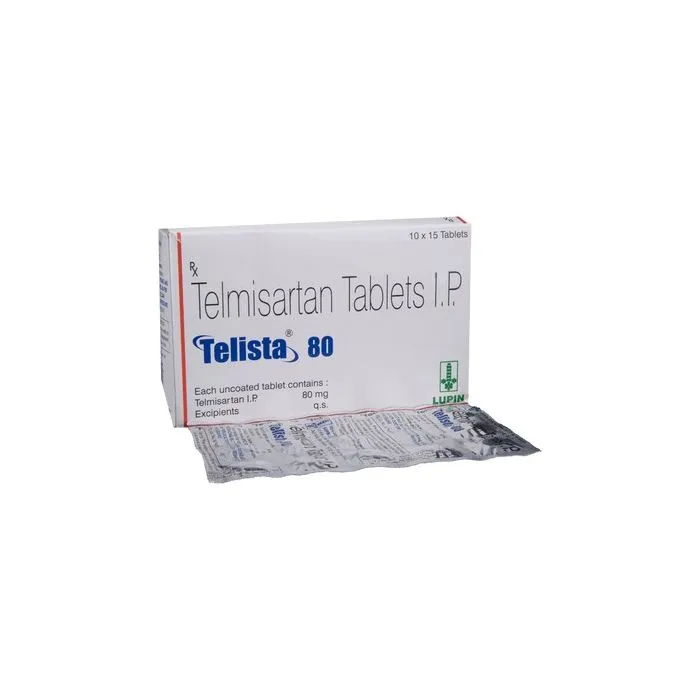 Telista 80 Tablet (Telmisartan) - Image 2