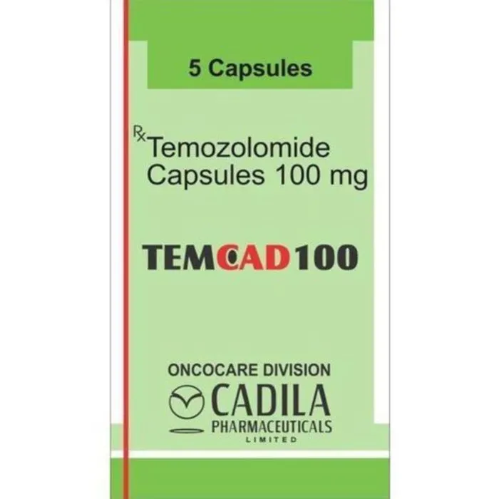 temcad_100_mg_capsules_with_temozolomide.webp TemCad 100 Mg Capsules (Temozolomide) - Image 1