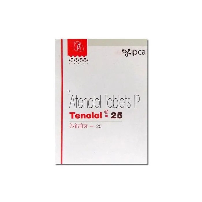 tenolol_25_tablet_with_atenolol.webp Tenolol 25 Tablet (Atenolol) - Image 1