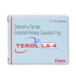 Terol LA 4 Mg (Tolterodine Tartrate)