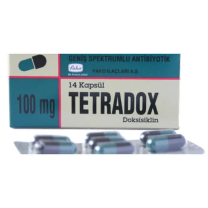 tetradox_100_mg_tablet_with_doxycycline.webp Tetradox 100 Mg Tablet (Doxycycline) - Image 1