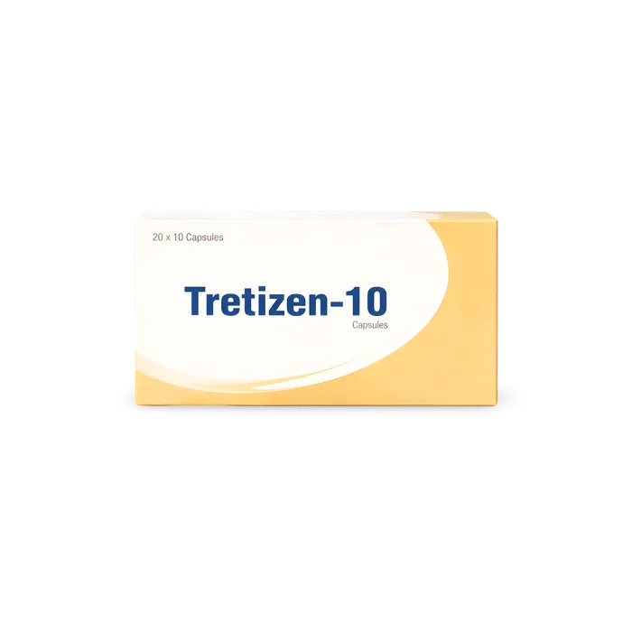 tretizen-10-mg-capsule-1.webp Tretizen 10 Mg Capsule (Isotretinoin) - Image 1