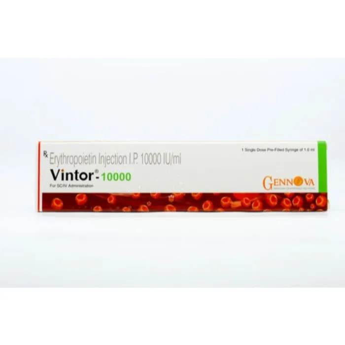 Vintor 10000 IU Injection 1 ml (Recombinant Human Erythropoietin Alfa) - Image 1
